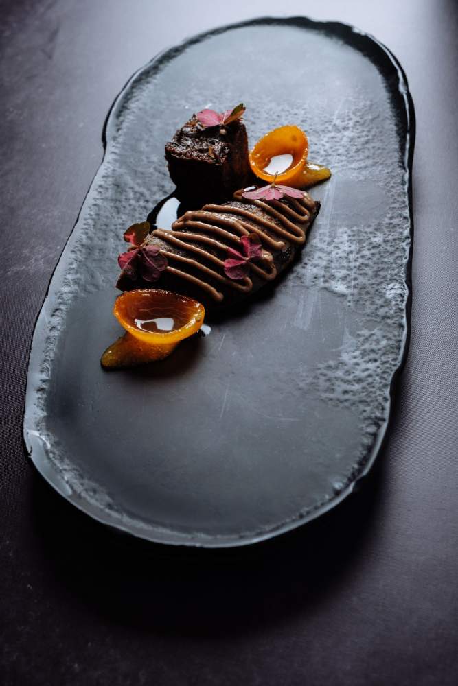 Plat L'Esberit, restaurant gastronomique à Pau