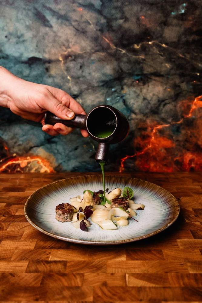 Plat L'Esberit, restaurant gastronomique à Pau