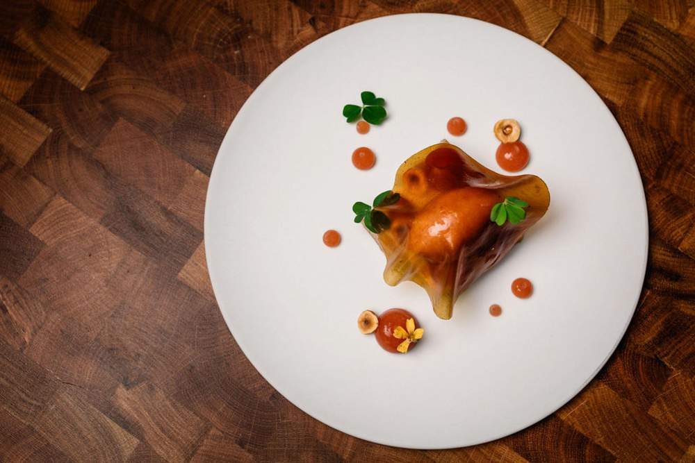Plat L'Esberit, restaurant gastronomique à Pau